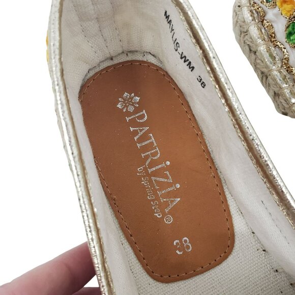 NEW Patrizia by Spring Step Maylis Rainbow Espadrille Shoe Boho Artsy - Picture 9 of 12